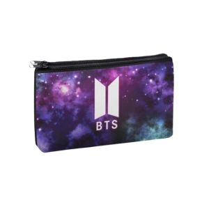 Traverse BTS Digitally Printed 2 Zipper Pencil Pouch (1048)