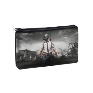 Traverse PUBG Digitally Printed 2 Zipper Pencil Pouch (1057)