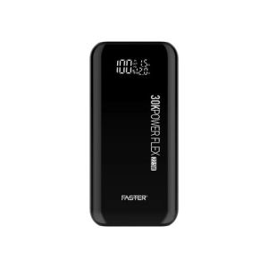 Faster PF30K 30000mAh Power Bank - Black