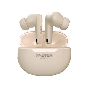Faster Cruze Pro ANC Wireless Earbuds-Beige