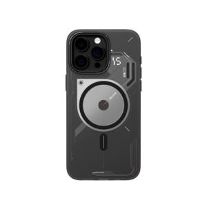 Aulumu A15 Semi Translucent Frosted Case For iPhone 15 Pro Black (ALM-0010)
