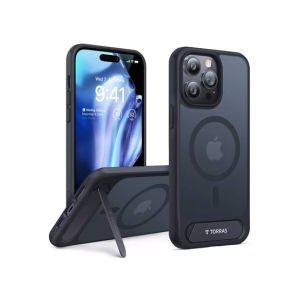 Torras UPRO PStand Magnetic Case With Stand For iPhone 14 Pro Max Black (AMT-6261)