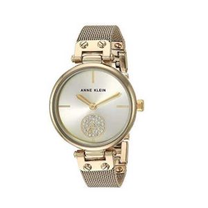 Anne Klein Swarovski Crystal Bracelet Women's Watch Gold (AK/3000CHGB)