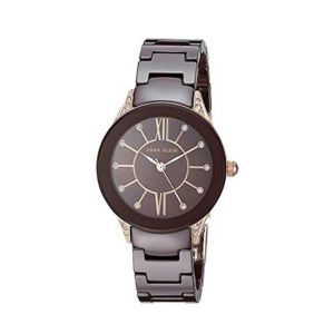 Anne Klein Swarovski Crystal Women's Watch Brown (AK/2388RGBN)