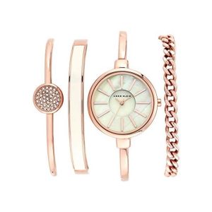 Anne Klein Swarovski Crystal Women's Watch Rose Gold (AK/1470RGST)