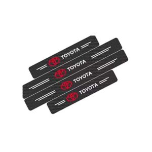 M.Mart Anti Stepping Car Door Protection Toyota Stickers Pack Of 4