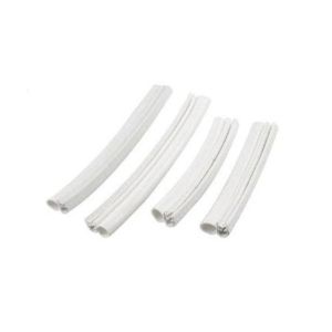 M.Mart Car Door Edge Protector White Pack of 4