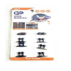 M.Mart Car Wire Cable Holder Clip Pack Of 8