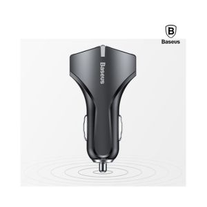 Baseus Small Rocket Dual USB Car Charger Black