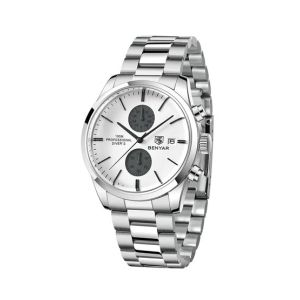 Benyar Chronograph Edition Watch For Men's Silver (by-5187-1)