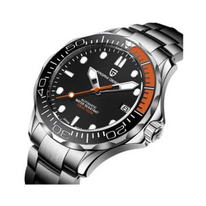 Benyar Design Seamaster Edition Watch For Men's Silver (Pd-1667-8)