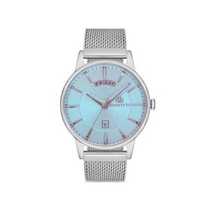 Bigotti Stainless Steel Men's Watch Silver (BG.1.10161-1)