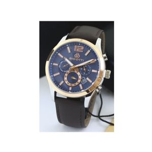 Bigotti Milano Leather Men's Watch Black (BG.1.10169-6)