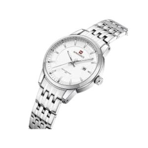 Naviforce Connect Edition Watch For Couple Silver (NF-9228-c-1)