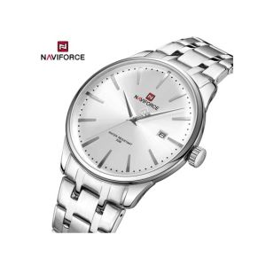 Naviforce Gentle Flutter Edition Watch For Men Silver (NF-9230-1)