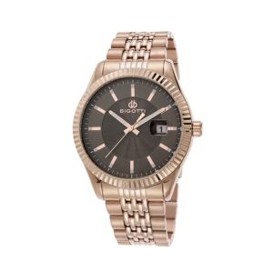 Bigotti Stainless Steel Men's Watch Rose Gold (BG.1.10078-4)