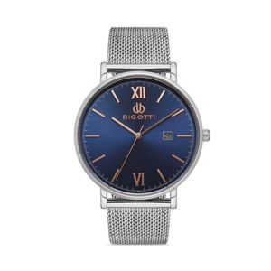Bigotti Stainless Steel Men's Watch Silver (BG.1.10300-3)