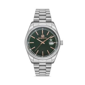Bigotti Stainless Steel Men's Watch Silver (BG.1.10312-3)