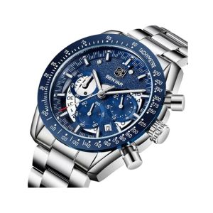 Benyar Chronograph Stainless Steel Men's Watch Silver (BY-5120-3)