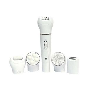 Kemei 5 in 1 Beauty Tool Kit & Epilator - White (BS-2199)