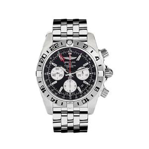 Breitling Chronomat GMT Men's Watch Silver (AB0413B9/BD17-383A)