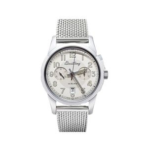 Breitling Transocean Chronograph 1915 Men's Watch Silver (AB141112/G799-154A)
