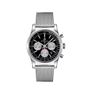 Breitling Transocean Chronograph Men's Watch Silver (AB015212/BF26-154A)