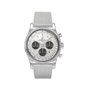 Breitling Transocean Men's Watch Silver (AB015253/G724-154A)