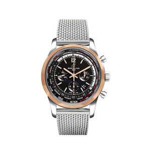 Breitling Transocean Unitime Pilot Men's Watch Silver (UB0510U4/BC26-152A)