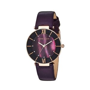 Anne Klein Swarovski Crystal Watch For Women Plum (AK/3272RGPL)