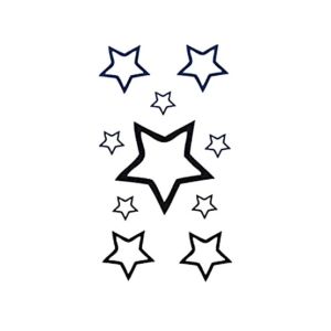 G-Mart Star Chain Arm Temporary Tattoo Sticker