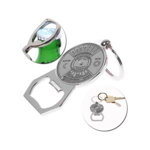 G-Mart 50 Years Calendar Key Chain With Bottle Opener Ring