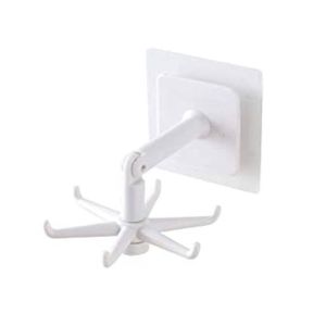 G-Mart 360 Degree Wall Mounted Six Hooks Holder