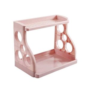 G-Mart Multifunctional Double Layer Knife Storage Shelf
