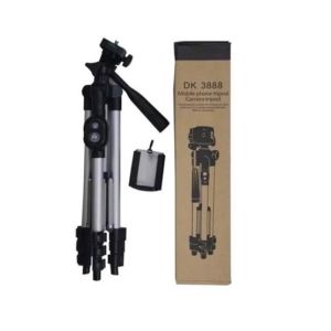 G-Mart Portable Mobile Phone Tripod - Silver (DK-3888)
