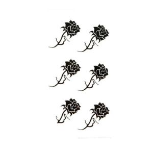 G-Mart Flowers Temporary Tattoos Sticker