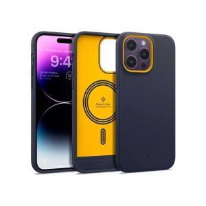 Caseology NanoPop Silicone Cover Case For iPhone 14 Pro Max Blueberry Navy (ACS04866)