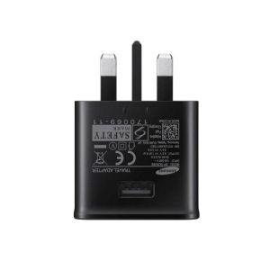 Samsung 15W 3 Pin Super Fast Charger Black