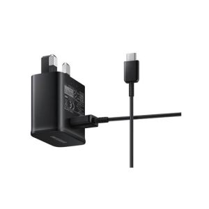 Samsung 15W 3 Pin Super Fast Charger With Cable Black