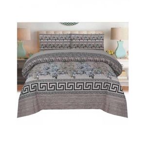 Chenab Collection Double Size Bed Sheet (786-451)