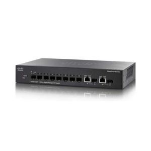 Cisco 10-Ports SFP Gigabit Managed Switch (SG350-10SFP-K9-EU)