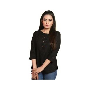Wardahs Collection Chicken Kurti For Women Black (0002)