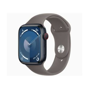 Apple Watch Series 9 Midnight Aluminum Case With Sport Band-GPS-45 mm-Clay