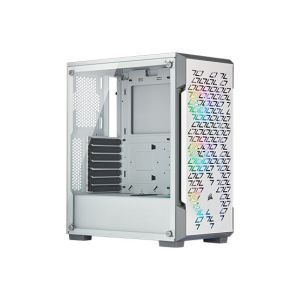 Corsair iCUE 220T RGB Mid-Tower Computer Case White (CC-9011174-WW)