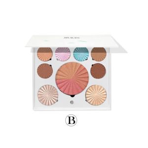 Muicin White Blusher and Eyeshadow Plate - Neutral Elegance (02)
