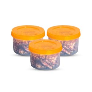 Appollo Smart Mini Jar Large (Pack Of 3)-Orange