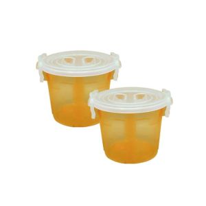 Appollo Handy Food Storage Container Small (Pack Of 2)-Orange