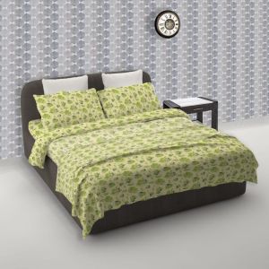 Jamal Home King Size Bed Sheet With 2 Pillows (0051)