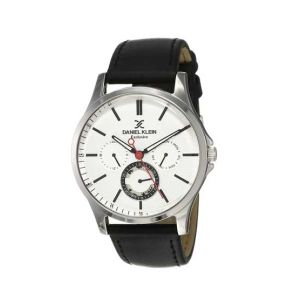 Daniel Klein Analog Watch For Men Black Silver (DK12118-2)