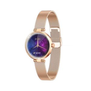 Glorimi GL1 Bluetooth Smart Watch For Women Rose Gold